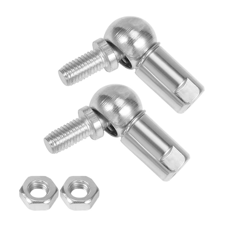 Kozelo 2pcs CS10 Angle Ball Joint - [M6x1.0 Right Female Thread, M6x1.0 Right Male Thread] Gas Spring Elbow Joint Fitting for Automotive, Hinged Door, Cupboard - Image 1
